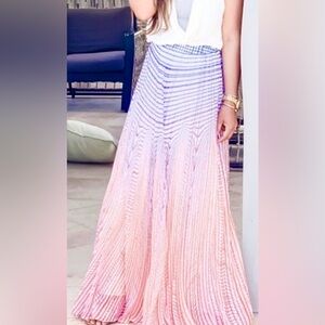 GEISHA DESIGNS from Anthropologie 
Boho style Striped Maxi Length Skirt